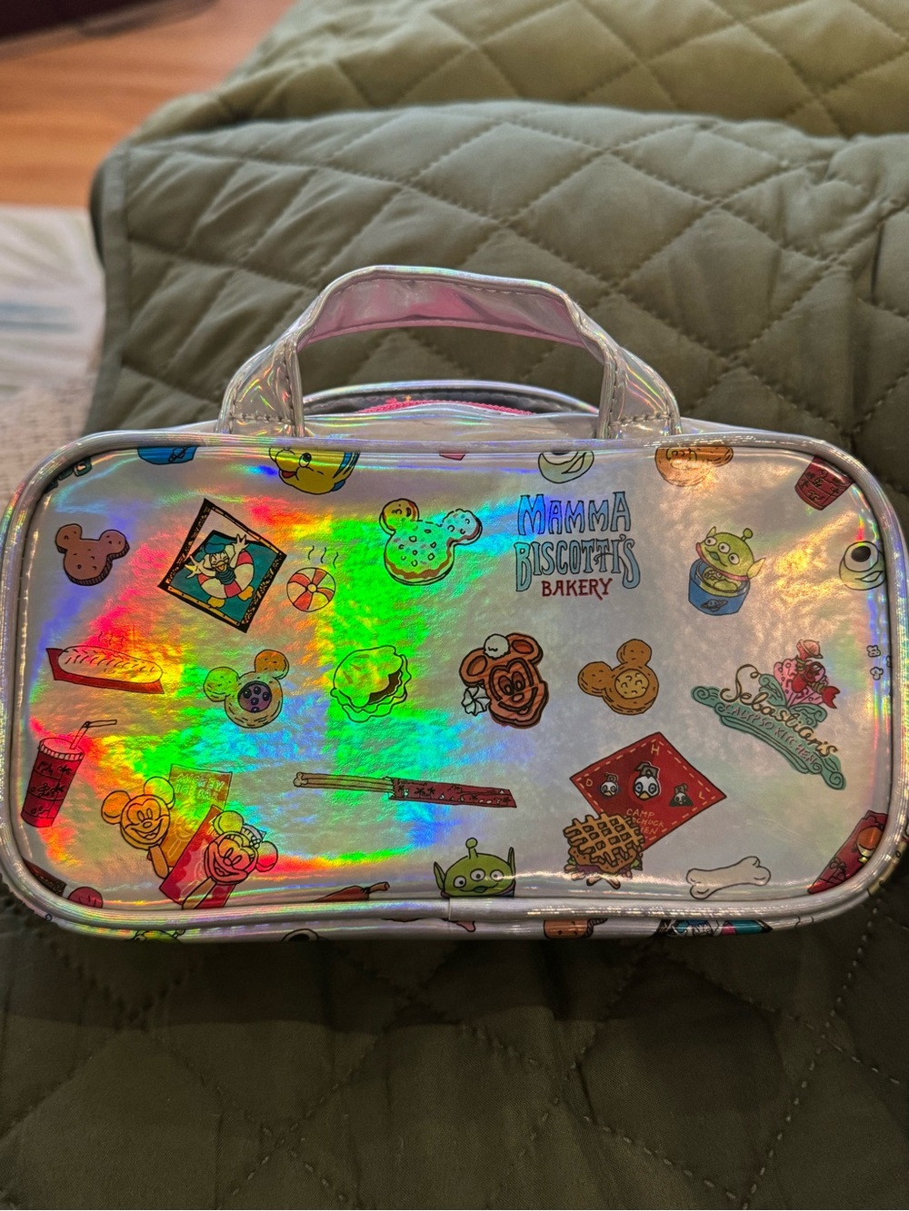 Tokyo Disney Resort Holographic Silver mini bag - Picture 2 of 6